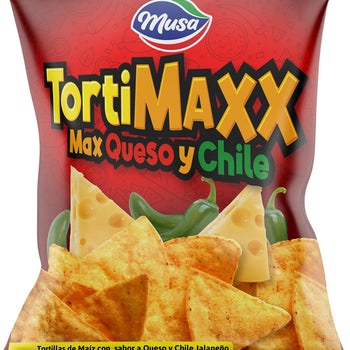 Boquita Torti Maxx Queso y Chile Musa
