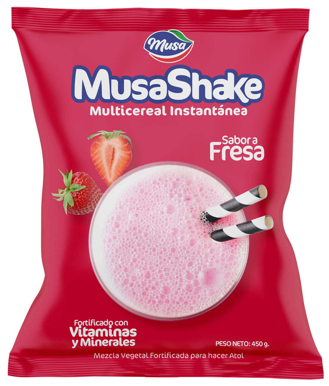 Batido Instantáneo Musashake de Fresa - United Mills